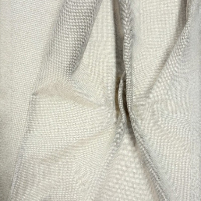 Tissu de lin uni | Tissu de lin pour loisirs créatifs | Tissu de lin beige uni