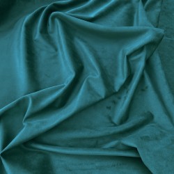 Velours bleu sarcelle | Velours unis de luxe | Velours bleu sarcelle pour travaux manuels