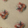 Petits coussins de chaise réversibles coniques à motif coq | Lot de 2, 4, 6 ou 8 coussins