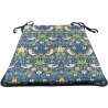 Coussin de siège conique Strawberry Thief Navy | Coussins de siège imprimés William Morris