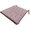 Tapered Seat Pad Snakeshead Crimson| William Morris Printed Seat Pads