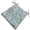 Coussin d'assise conique Tapisserie à motif de branches de saule et d'embruns | Coussins d'assise verts
