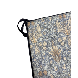 Coussin de siège conique en denim Snakeshead | Coussins de siège coniques William Morris