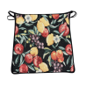 Black Fruits Tapestry Tapered Seat Pads| Fruit Design Tapered Seat Pad