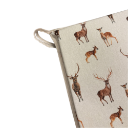 Stags & Deer Tapered Seat Pads | Non-slip Animal Print Tapered Seat Pads