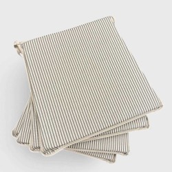 Coussins de siège gris à rayures coniques | Coussins de siège rayés | Gris à rayures |