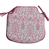 Coussin d'assise à fuseaux Snakeshead Crimson | Coussins de chaise à fuseaux à motifs |