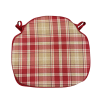 Spindle Seat Pads Highland Check Red | Red Tartan Spindle Seat Pads |
