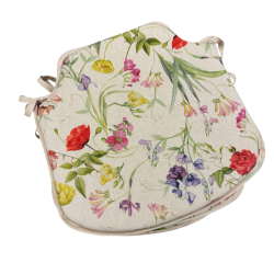 Coussins de chaise à fuseaux à motifs floraux classiques | Coussins de chaise à fuseaux fleuris et colorés