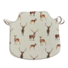 Stag & Deer Spindle Seat Pads| Non-slip Animal Print Spindle Seat Pads