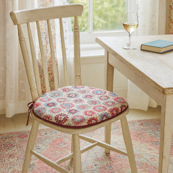 Crochet Tapestry Spindle Seat Pads | Non-Slip Thick Spindle Chair Pads
