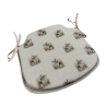 Rabbit Spindle Shaped Seat Pads | Rabbit Print Spindle Seat Pads |