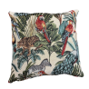 Coussins en tapisserie inspirés de la forêt tropicale naturelle | Coussins de canapé en tapisserie à motifs
