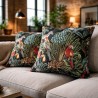 Black Rainforest Tapestry Square Cushions | Patterned Tapestry Cushions