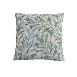 Coussins en tapisserie à motifs Willow Bough Seaspray | Coussins en tapisserie à motifs