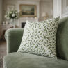 Housses de coussin à motifs de feuilles vertes | Coussins à motifs de feuilles | Coussins à motifs de feuilles vertes |