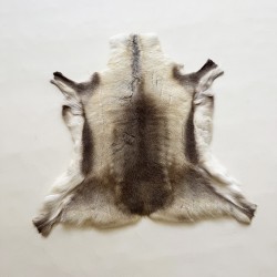 Tapis en peau de renne nordique grand format | Grande peau de renne naturelle