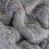 Grey Squirrel luxury faux fur throw blanket