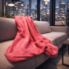 Plaid en polaire corail | Couverture en polaire pêche | Couvertures en polaire |