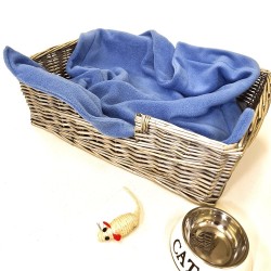 Couverture polaire bleu ciel pour animaux | Couvertures polaires pour animaux | Couvertures bleues pour chiens
