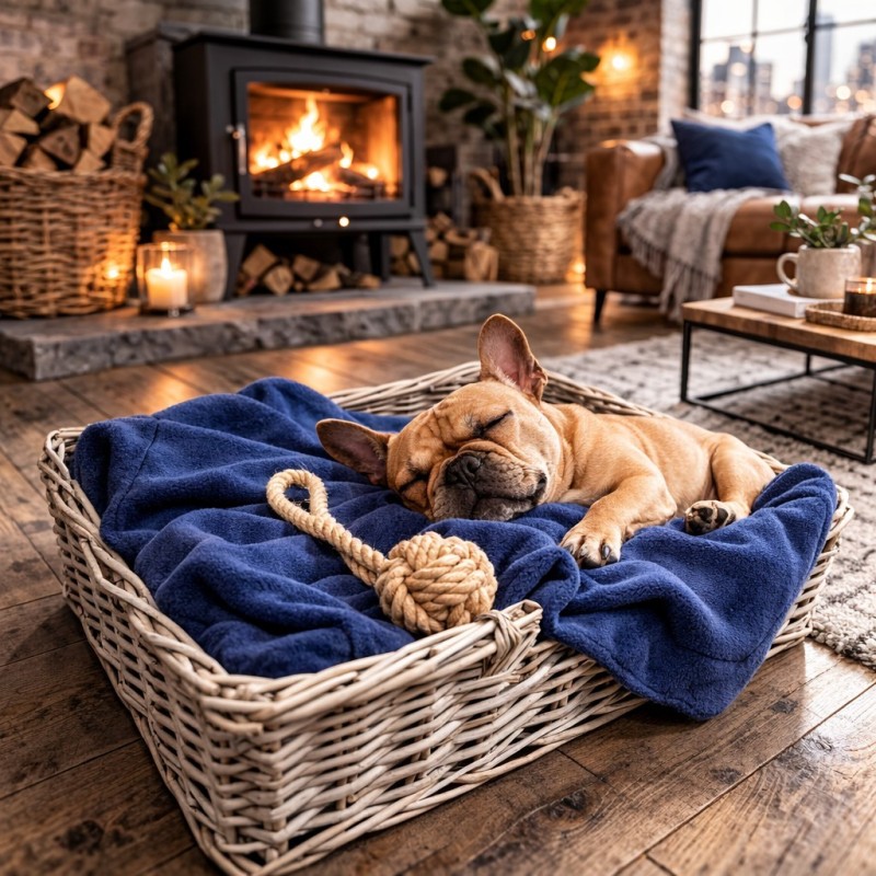 Petrol Blue Fleece Dog Blanket | Fleecy Dog Blanket | Blue Pet Blanket