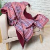 Plaid à carreaux tartan rouge | Couverture à carreaux tartan rouge | Plaids à carreaux tartan rouge