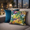 Midsummer Reversible Velvet Cushion | Reversible Floral Velvet Cushions