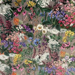 Double Sided Floral Velvet Throw - Rhapsody | Luxury Velvet Bed Runner