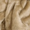 Tissu en fausse fourrure de chameau