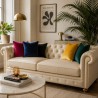 Navy Blue Velvet Cushions | Plain Blue Velvet Scatter Cushions