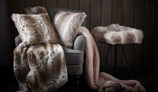 Faux Fur Throws & Cushion Covers